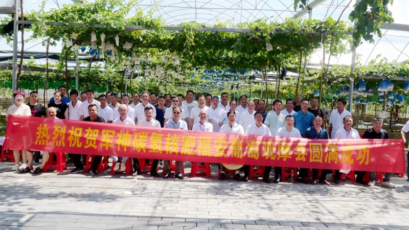 葡萄園里助農忙——碳氫核肥碳氫葡萄現場觀摩會在福建福安象環村召開