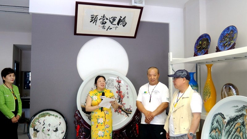 中國文藝名家展覽館淄博館揭牌，落戶淄博博林陶瓷琉璃藝術院